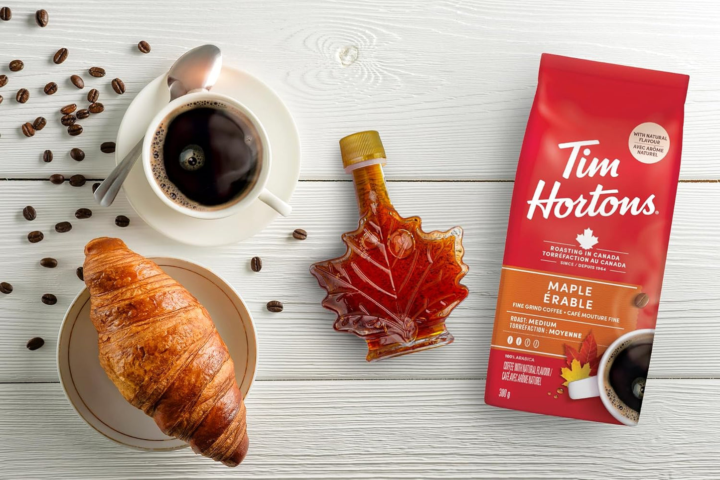 Tim Hortons 枫糖细磨咖啡,中度烘焙,300克/袋
