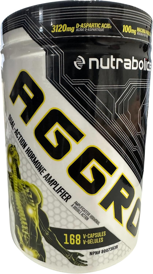 男性睪固酮助推器 - Aggro 雙效荷爾蒙增強劑,168 顆 - 提升男性性能力