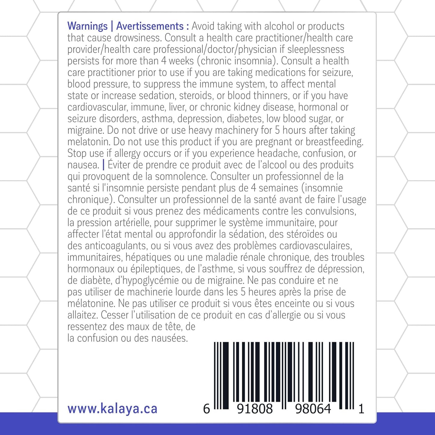 KaLaya 纯素蓝莓睡眠放松软糖,缓解压力和焦虑