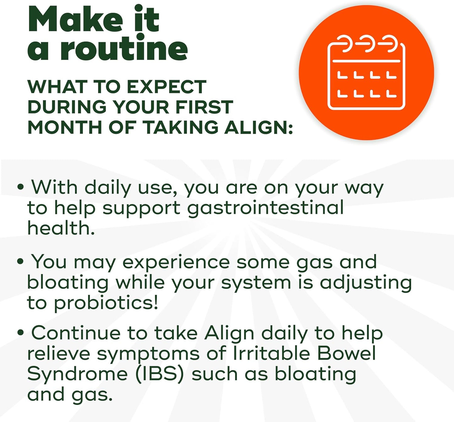 Align Probiotic, Bloating + Digestive Stress Relief, Probiotic for Women and Men with Ashwagandha, Helps Relieve Symptoms of IBS such as Bloating, Gas, and Abdominal Discomfort, 28 Capsules