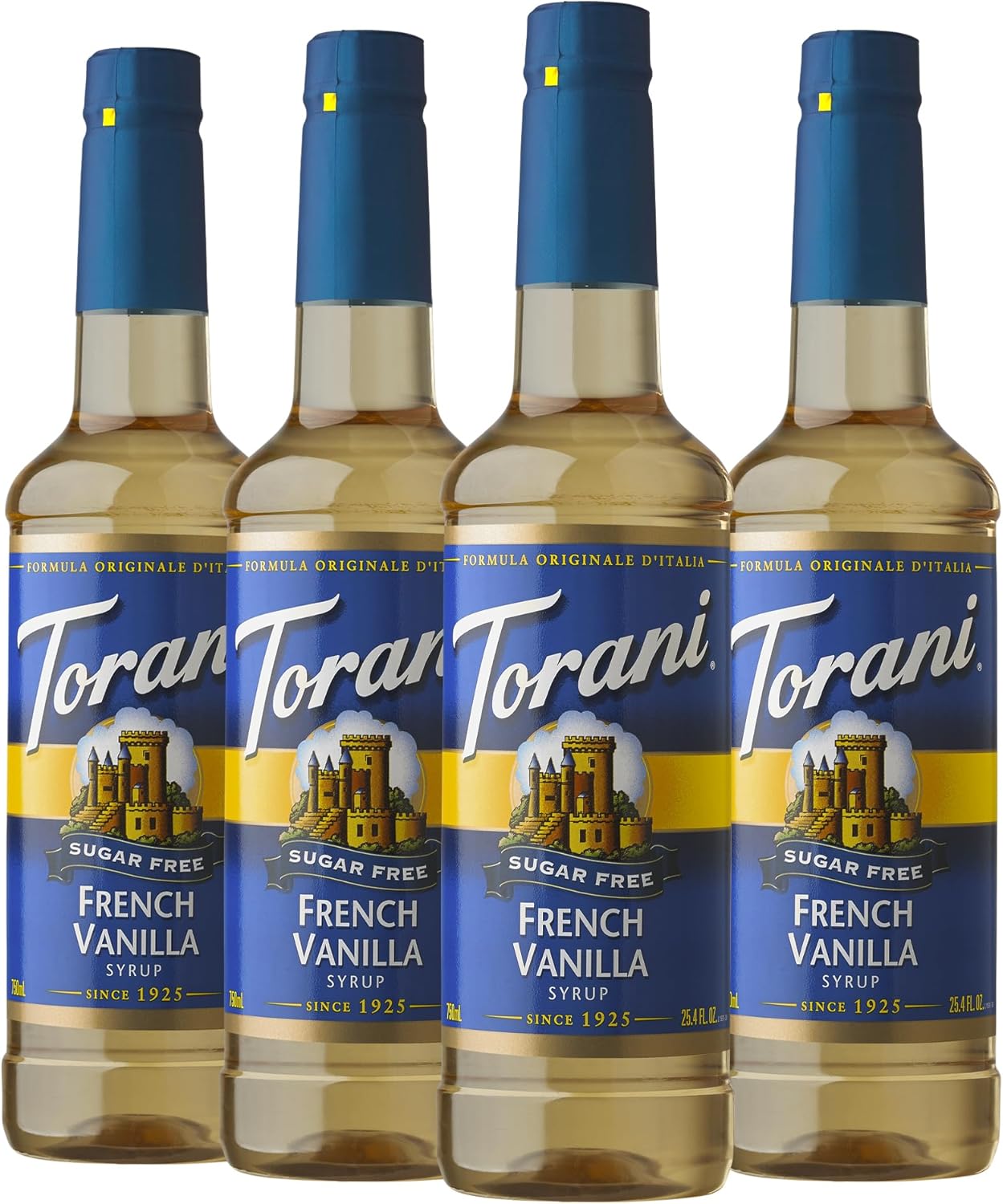 Torani 无糖法式香草糖浆,PET 瓶装,4 包