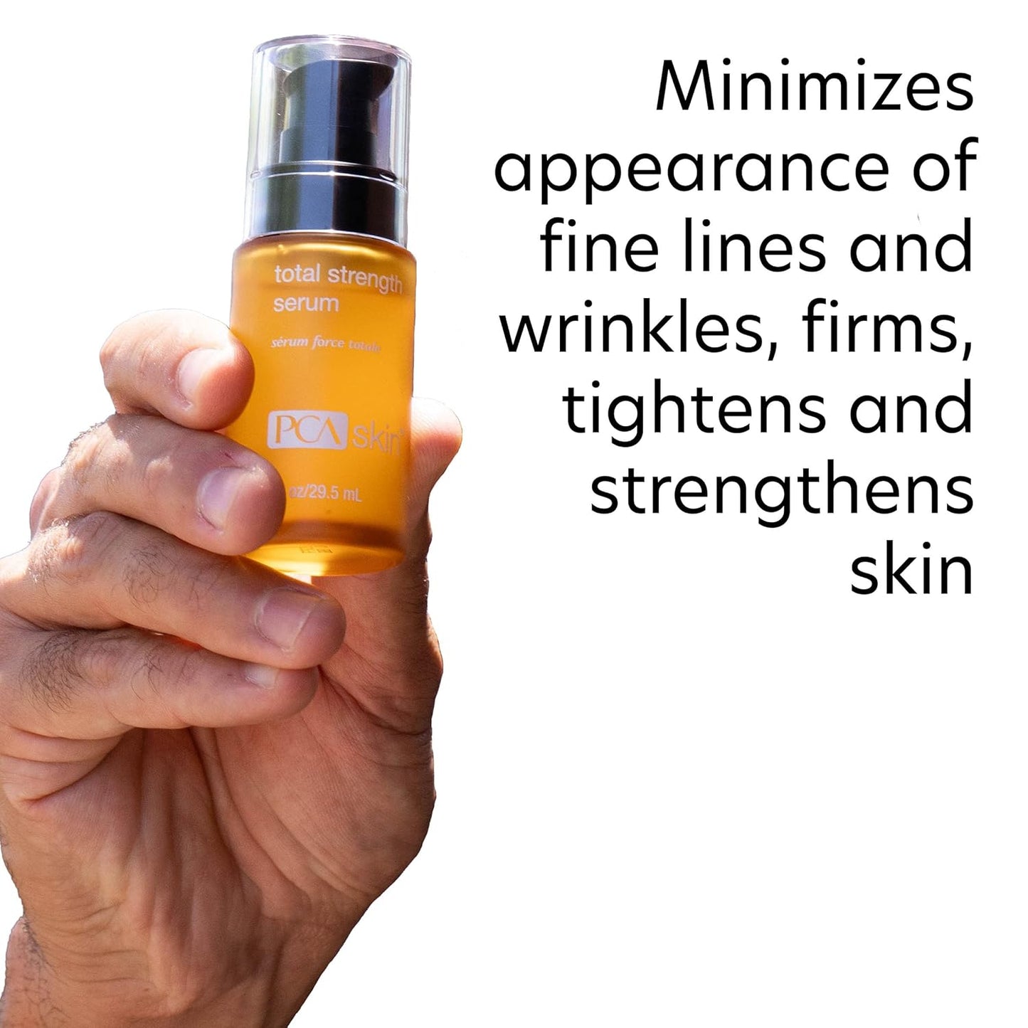 PCA SKIN Total Strength Serum, Aging Skin Strengthener, 1 Fl Oz