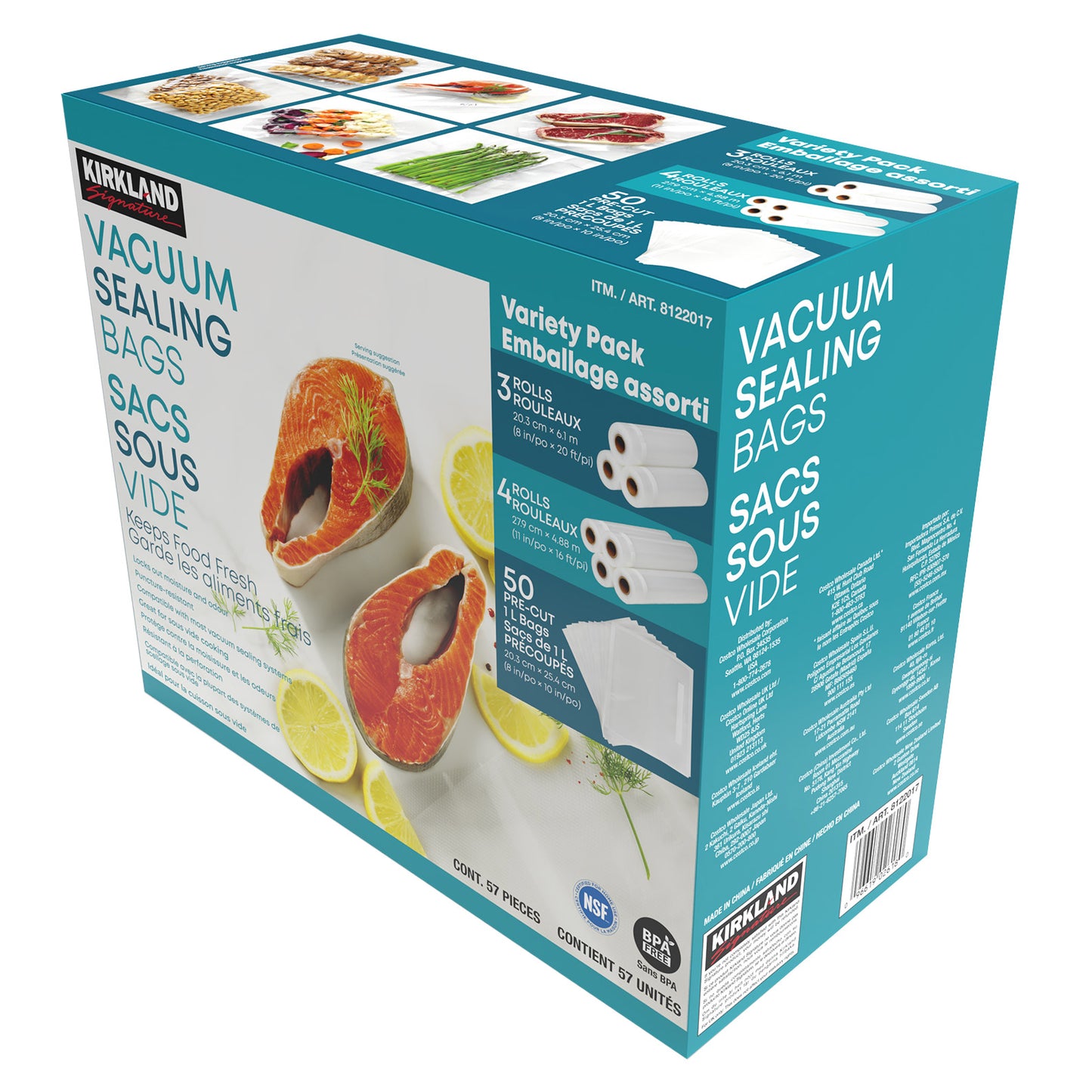 Kirkland Signature 真空密封袋,混合装