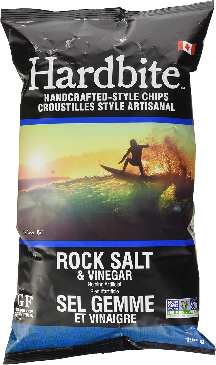 Hardbite 岩盐醋味薯片 150g