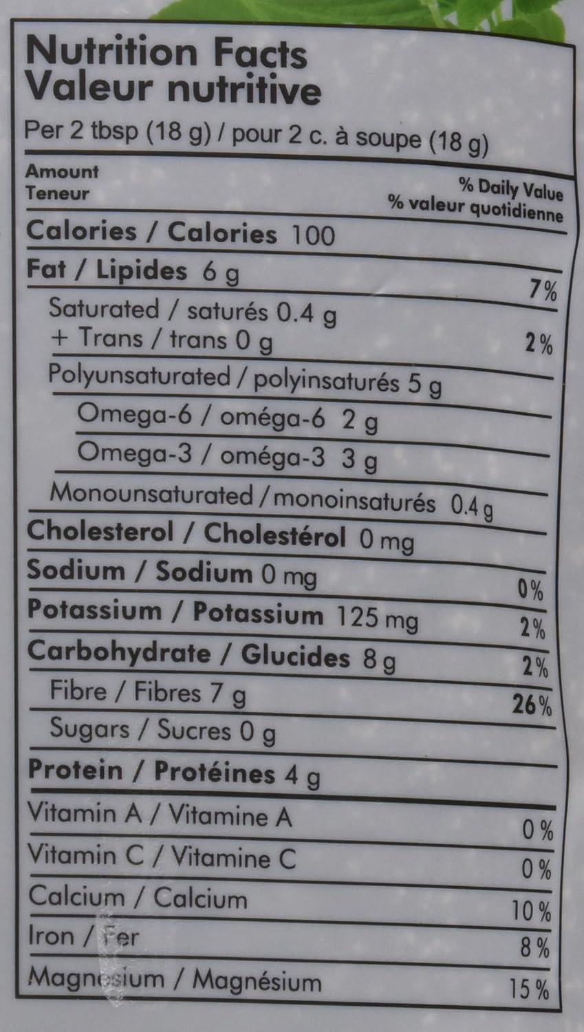 Ecoideas Organic Black Chia Seeds, 454g