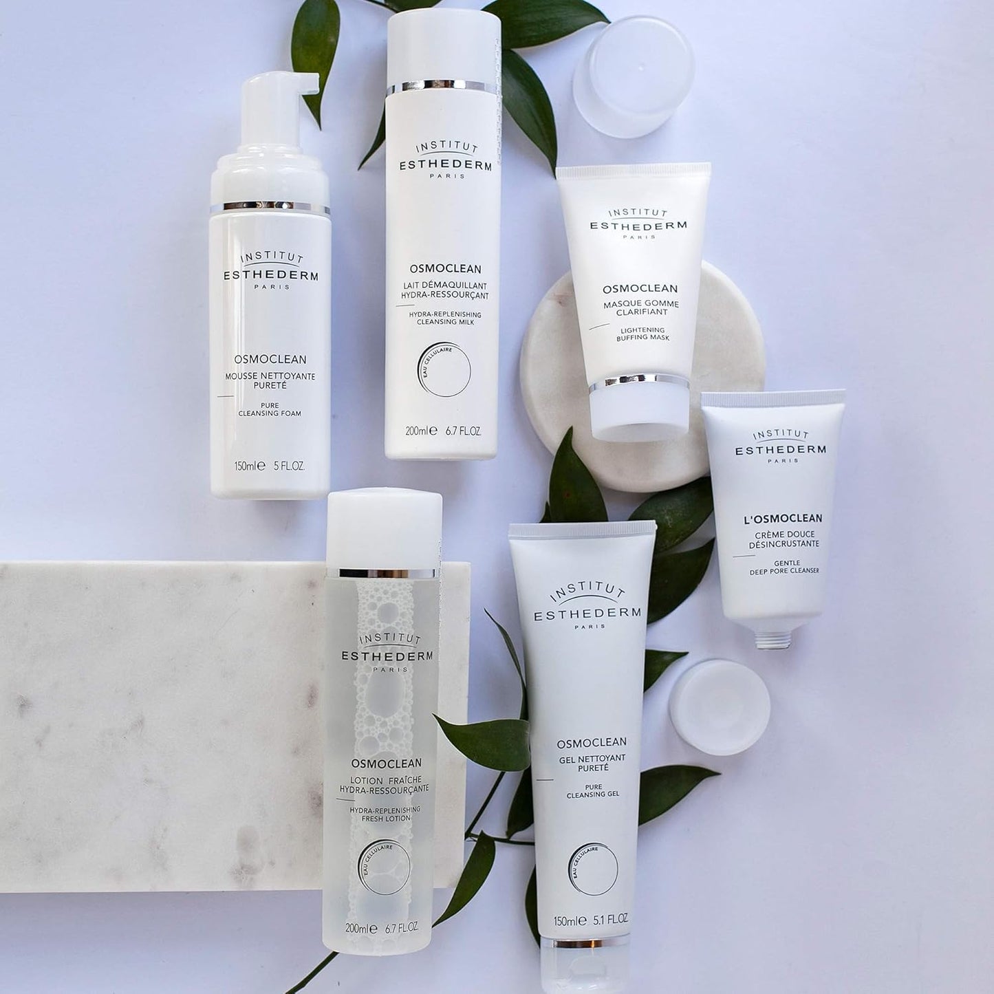 Institut Esthederm - Osmoclean Cleansing Milk Hydra-Replenishing - Highly comfortable make-up removing milk, All Skin Types, 200 mL.