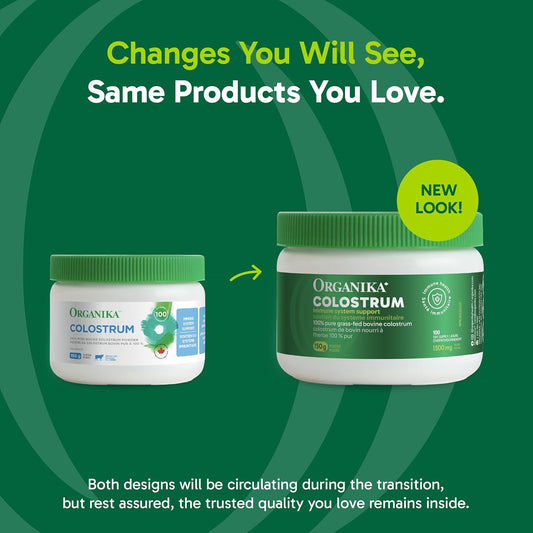 Organika 加拿大製造初乳(牛)- 免疫支持,草飼 - 150克