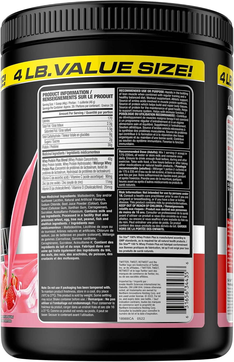 Six Star 乳清蛋白粉 + 一水肌酸 | 男女適用運動前粉