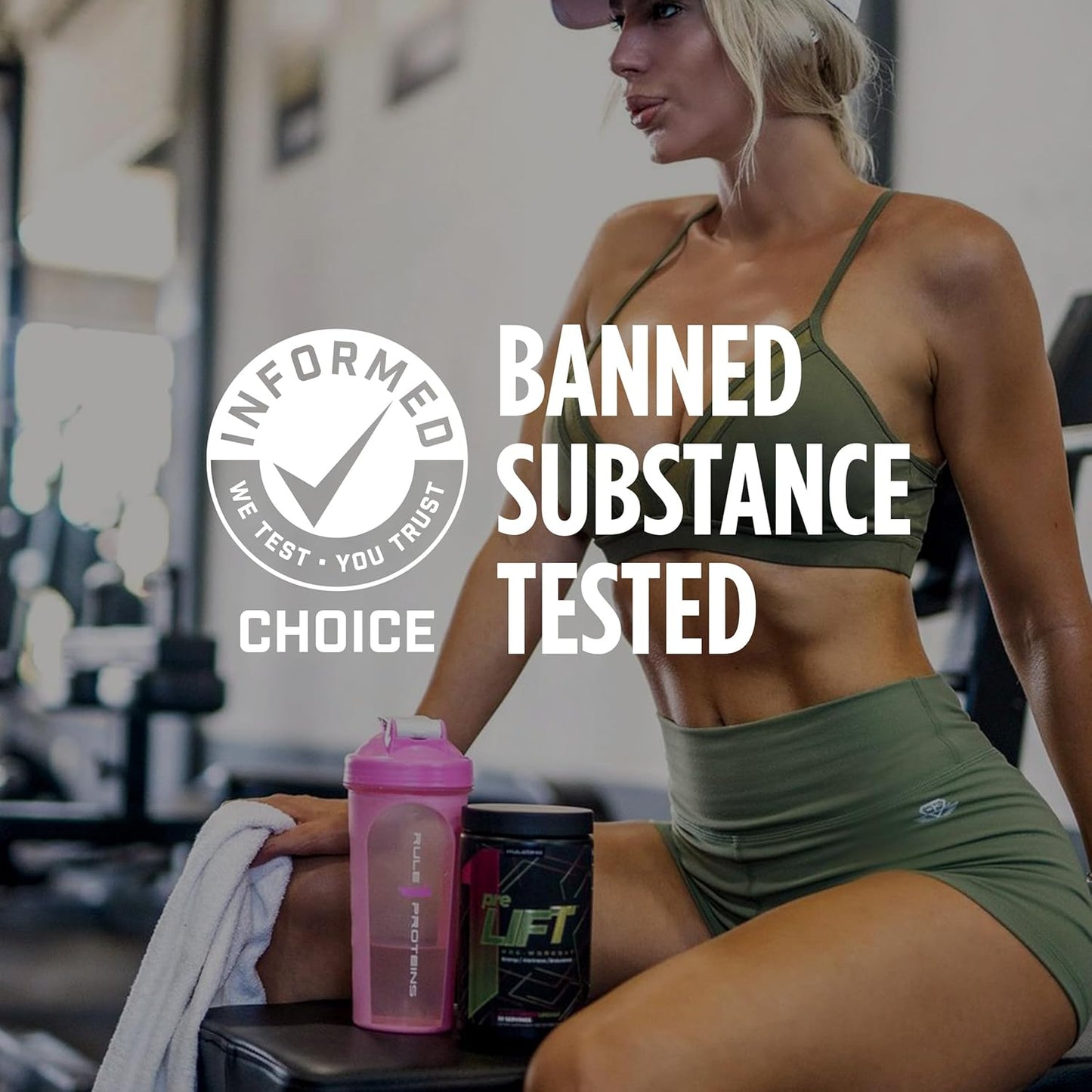 Rule 1 PreLIFT 30 serv Blue Raspberry - 450 g