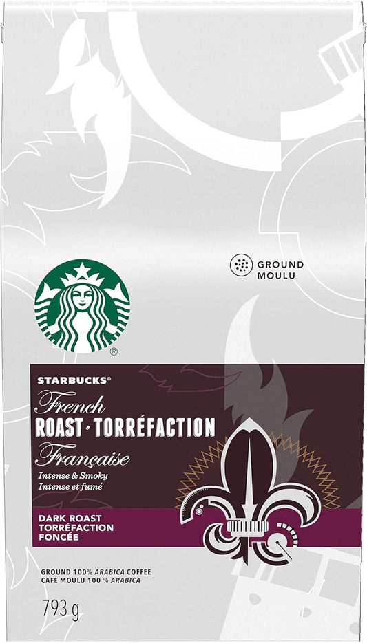 星巴克法式烘焙研磨咖啡 793 克和中度烘焙優質即溶咖啡 90 克