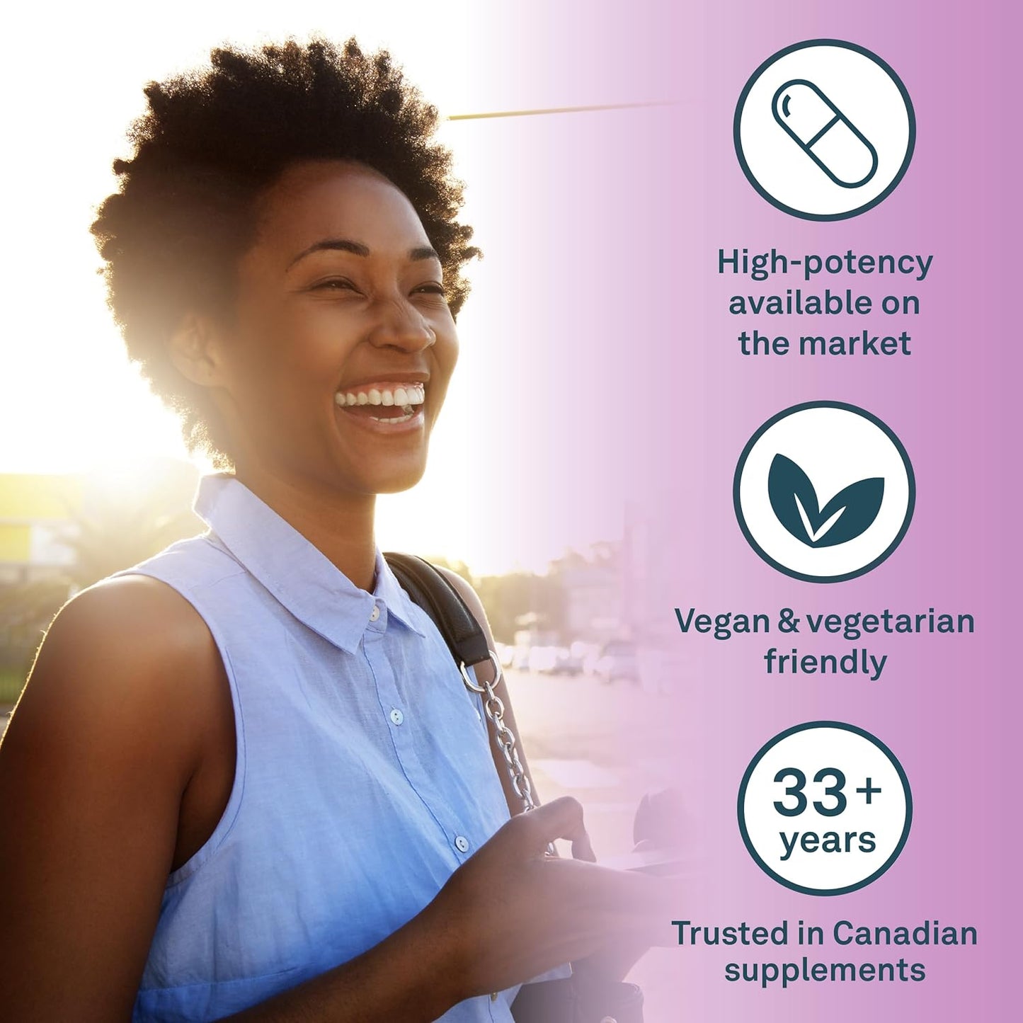 Organika 生物素 10,000mcg - 有益於皮膚、頭髮和指甲健康,高效 - 120 粒膠囊