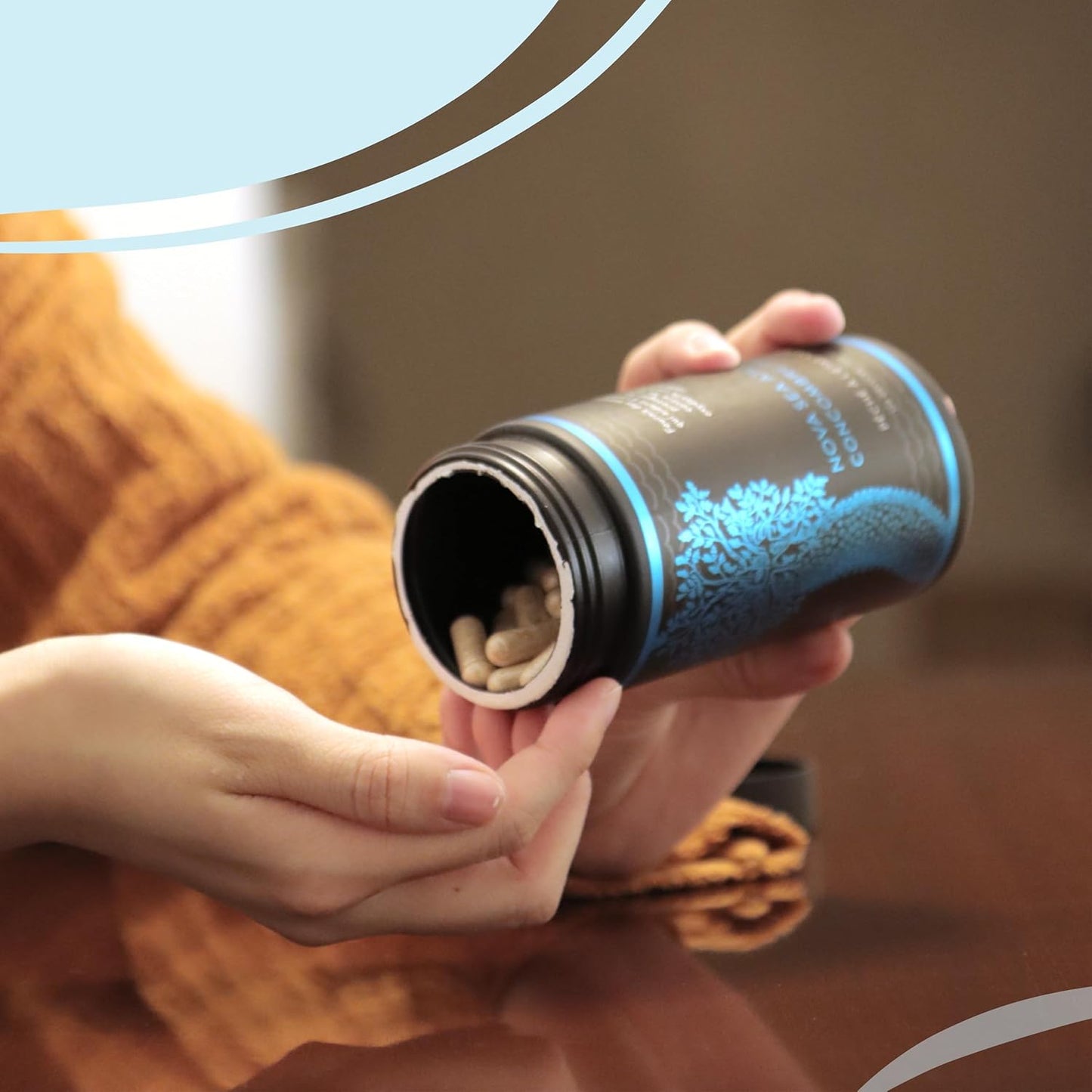 Nova Sea Atlantic Wild Sea Cucumber Supplement Capsules Antioxidant Healthy Energy Supplement with Fucosylated Chondroitin Sulfate Collagen Glycosides Vitamins Minerals