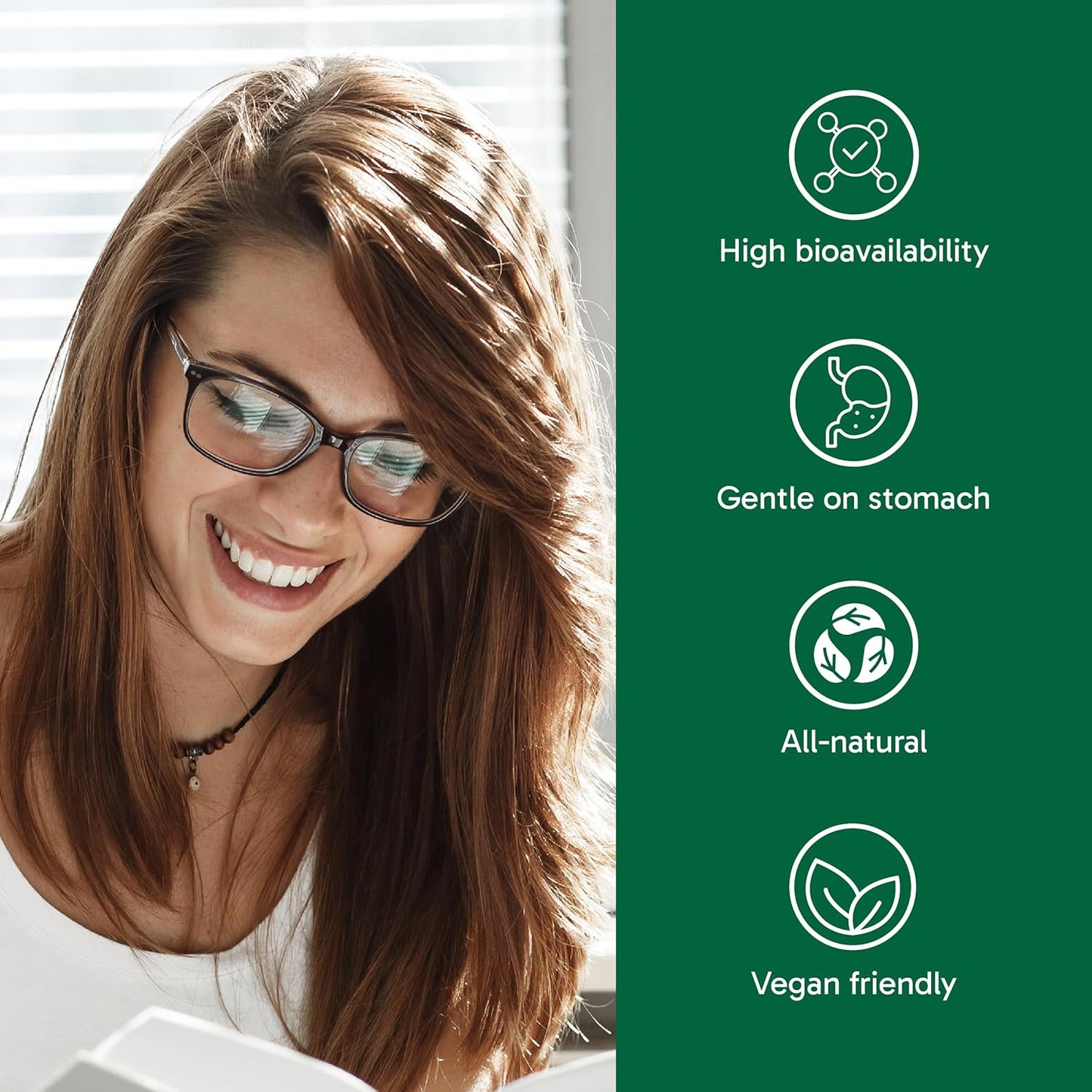 Organika 加拿大製造的絕對鐵 - 雙甘氨酸鐵 - 高利用率,溫和不傷胃,提高鐵含量 - 有益於女性和素食者 - 120 粒膠囊