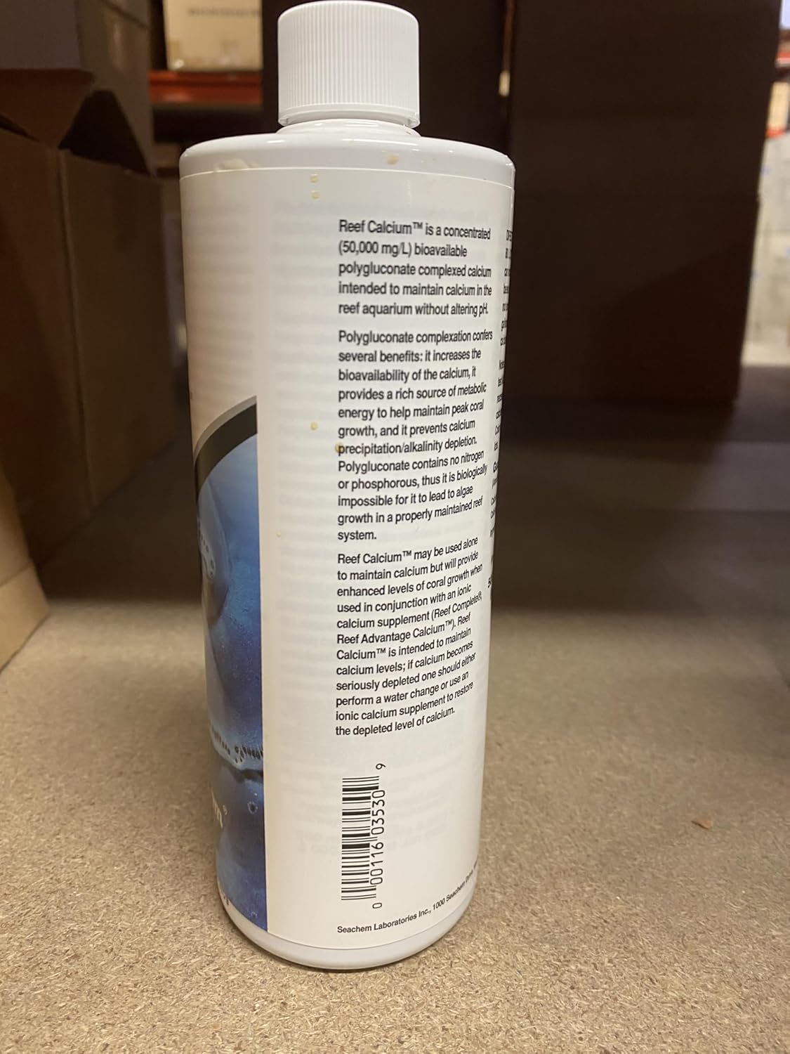 Seachem 珊瑚礁鈣 500毫升