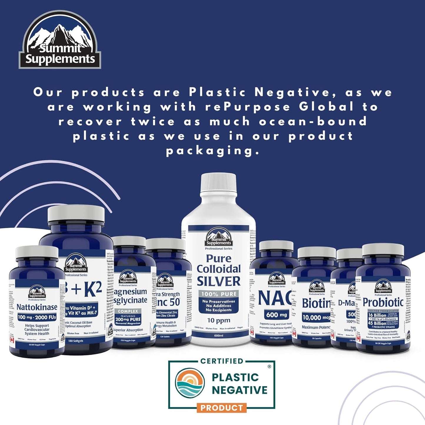 Vitamin K2 MK-7 100mcg, 150 Veggie Capsules, 150-Day Supply, Bioavailable Vitamin K2 Supplement for Bone Strength & Cardiovascular Support, Vegan, GMO & Gluten Free, Proudly Canadian, Plastic Negative