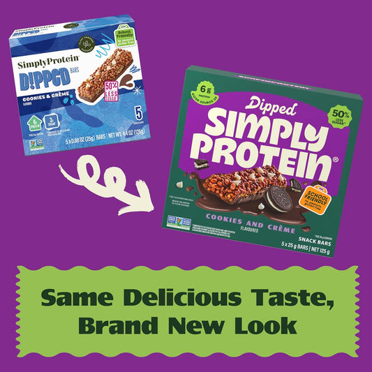 SimplyProtein Dipped Cookies and Cream 5ct