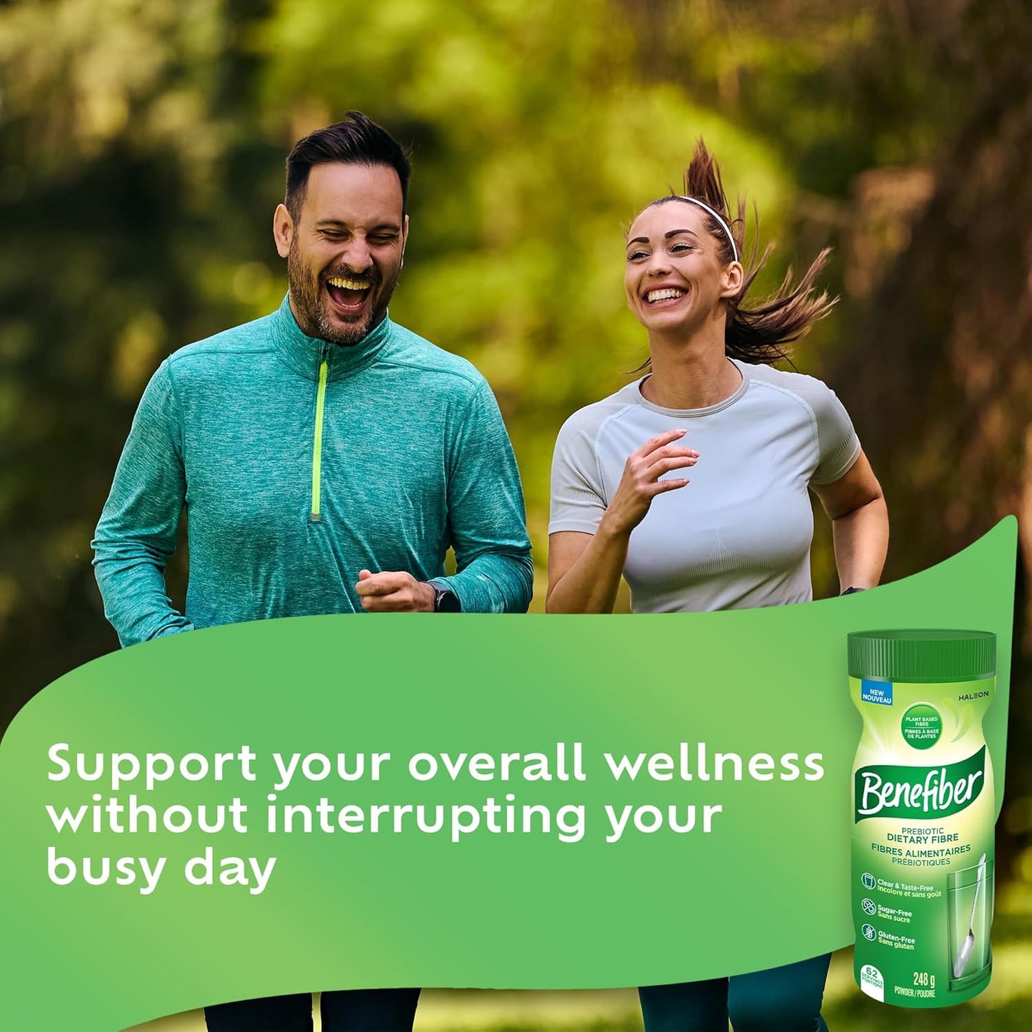 Benefiber 益生元膳食纖維粉,無味,無糖,每日纖維 - 62 份(248 克)