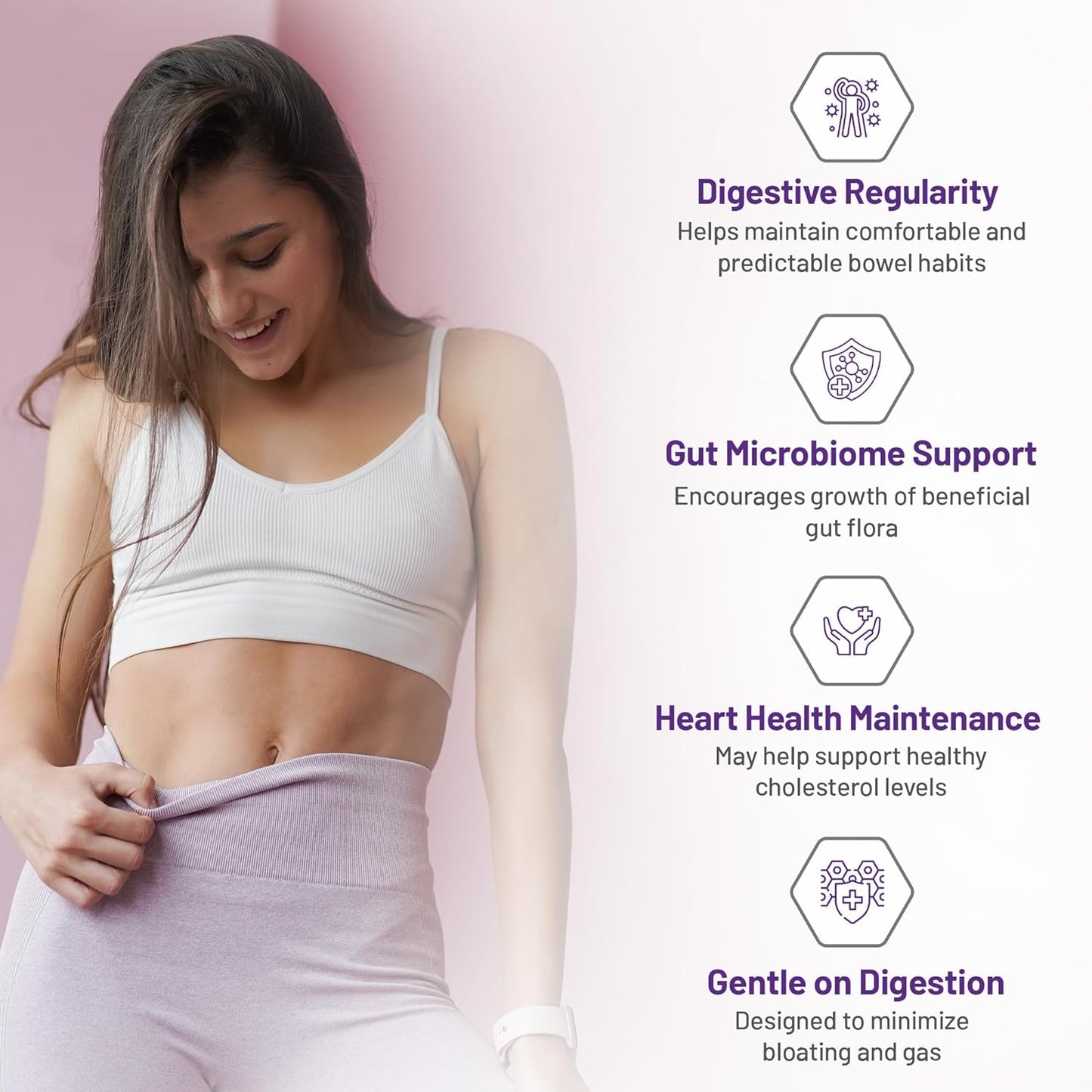 AOR - SoluFibre 粉,300 克,60 份 - 部分水解瓜尔胶 Sunfiber,促进消化舒适和规律 - 纯素、非转基因和无麸质 - 温和的益生元纤维补充剂 - 可溶性纤维