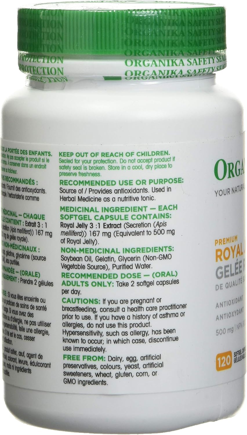 Organika 優質蜂王乳(高級)120 毫升