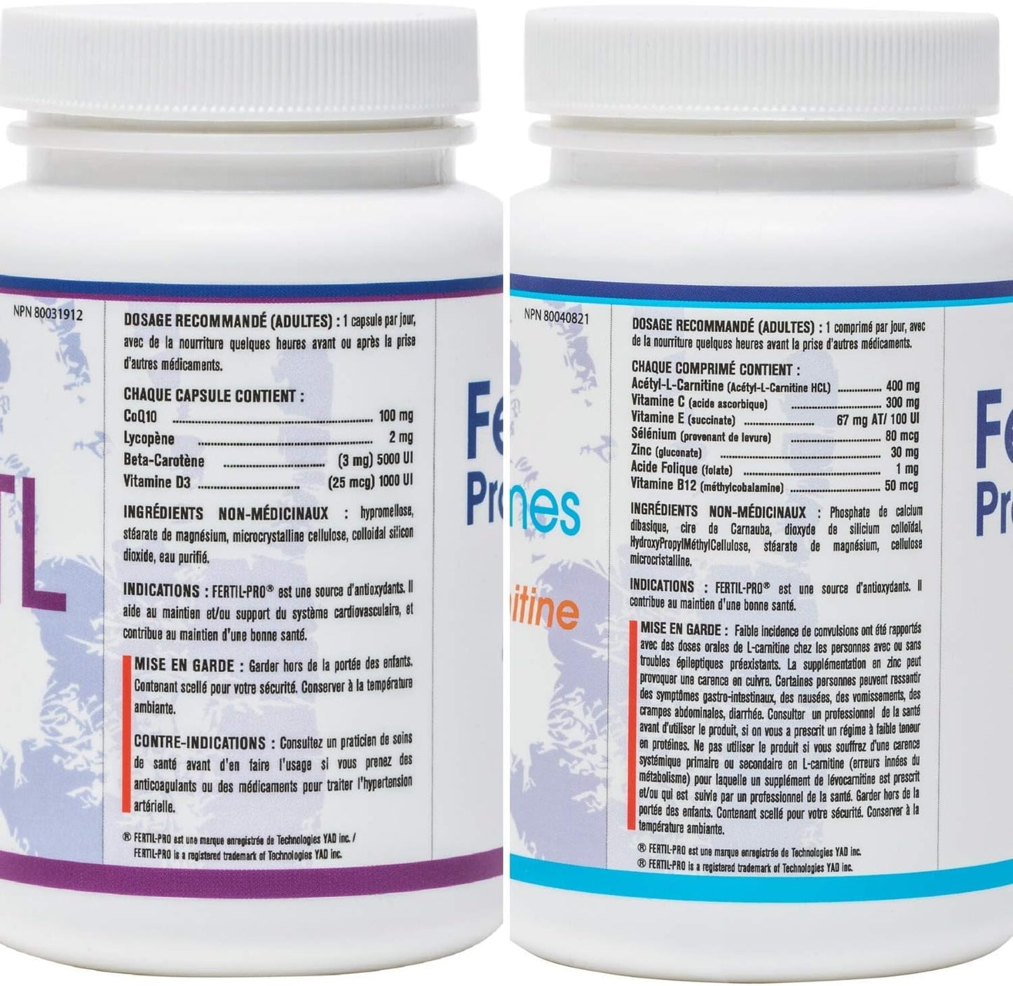 Fertil Pro Male Combo - Natural Health Supplements (3 month supply)