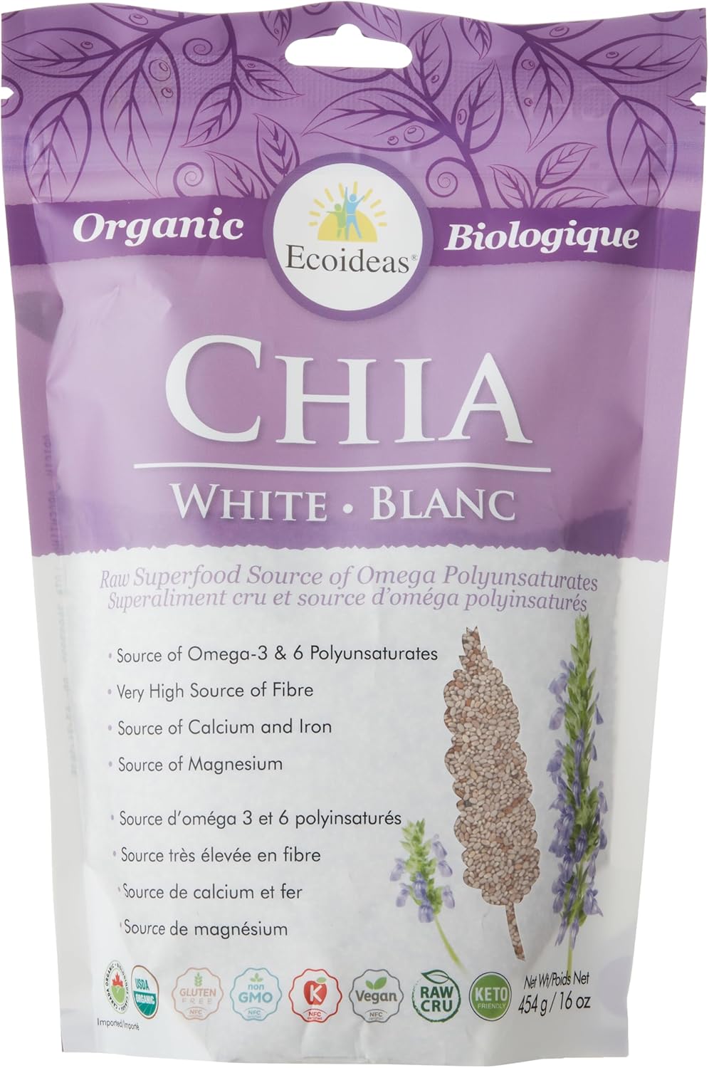 Organic White Chia Seeds