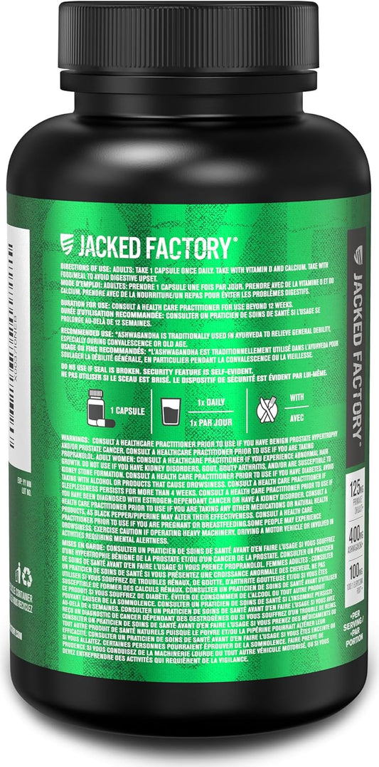 Primasurge Testosterone Booster for Men - Natural Test Supplement to Improve Vitality, Lean Muscle Growth, & Strength with PrimaVie Shilajit, Ashwagandha, & More - 60 Capsules