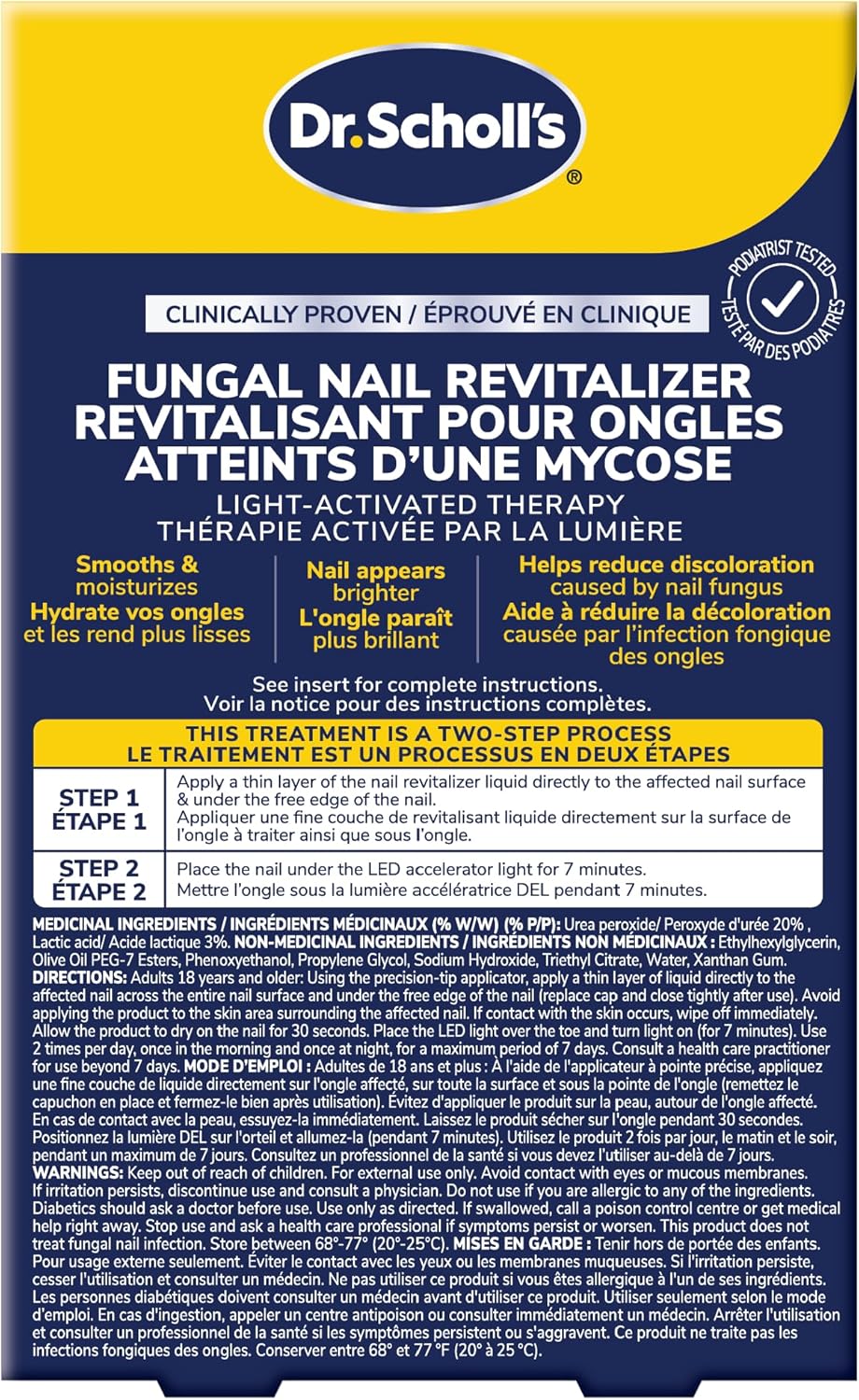 Dr. Scholl 光激活疗法真菌指甲修复套装