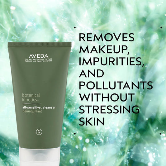 Aveda Botanical Kinetics 全效敏感清洁剂 | 敏感肌肤温和洁面乳 | 无香型 | 含橄榄油和椰子油 | 98% 天然萃取*,150ml