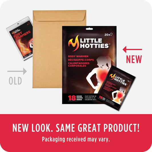 Little Hotties 20 片暖身器套装 - 持久保暖,配备安全隐蔽的加热垫