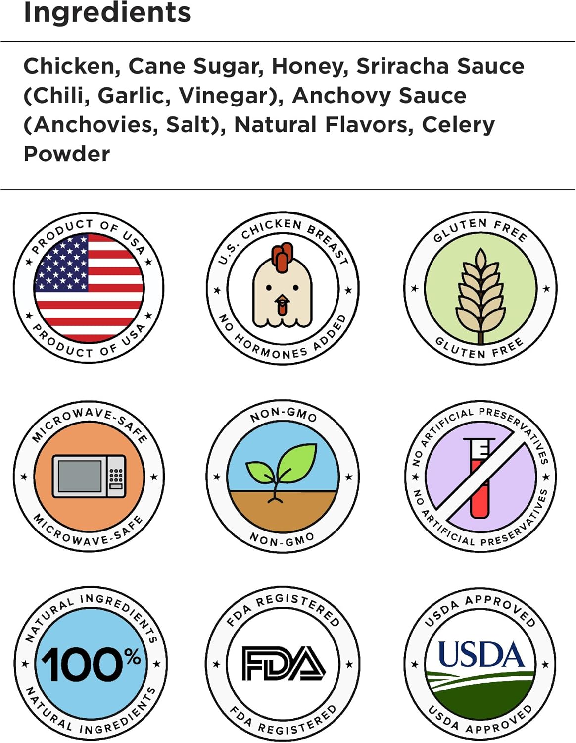 金巢雞肉乾 - 蜂蜜拉差辣椒醬,113克