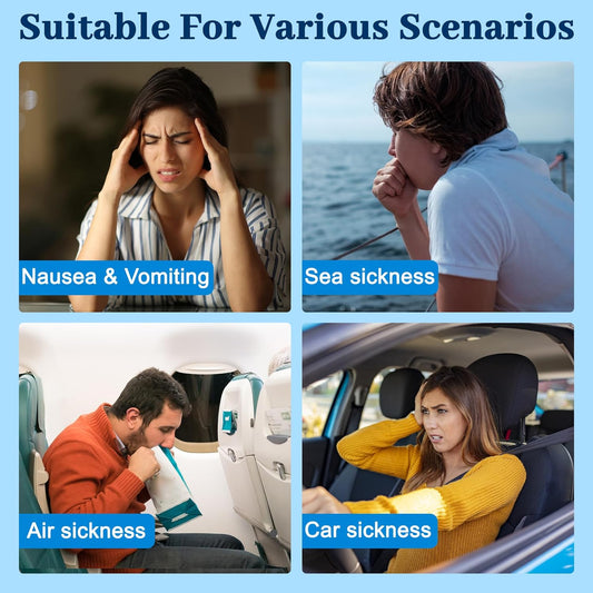 WLTHO 30片晕车贴,不瞌睡,邮轮旅行必备晕船贴,防水耳后贴,棕褐色