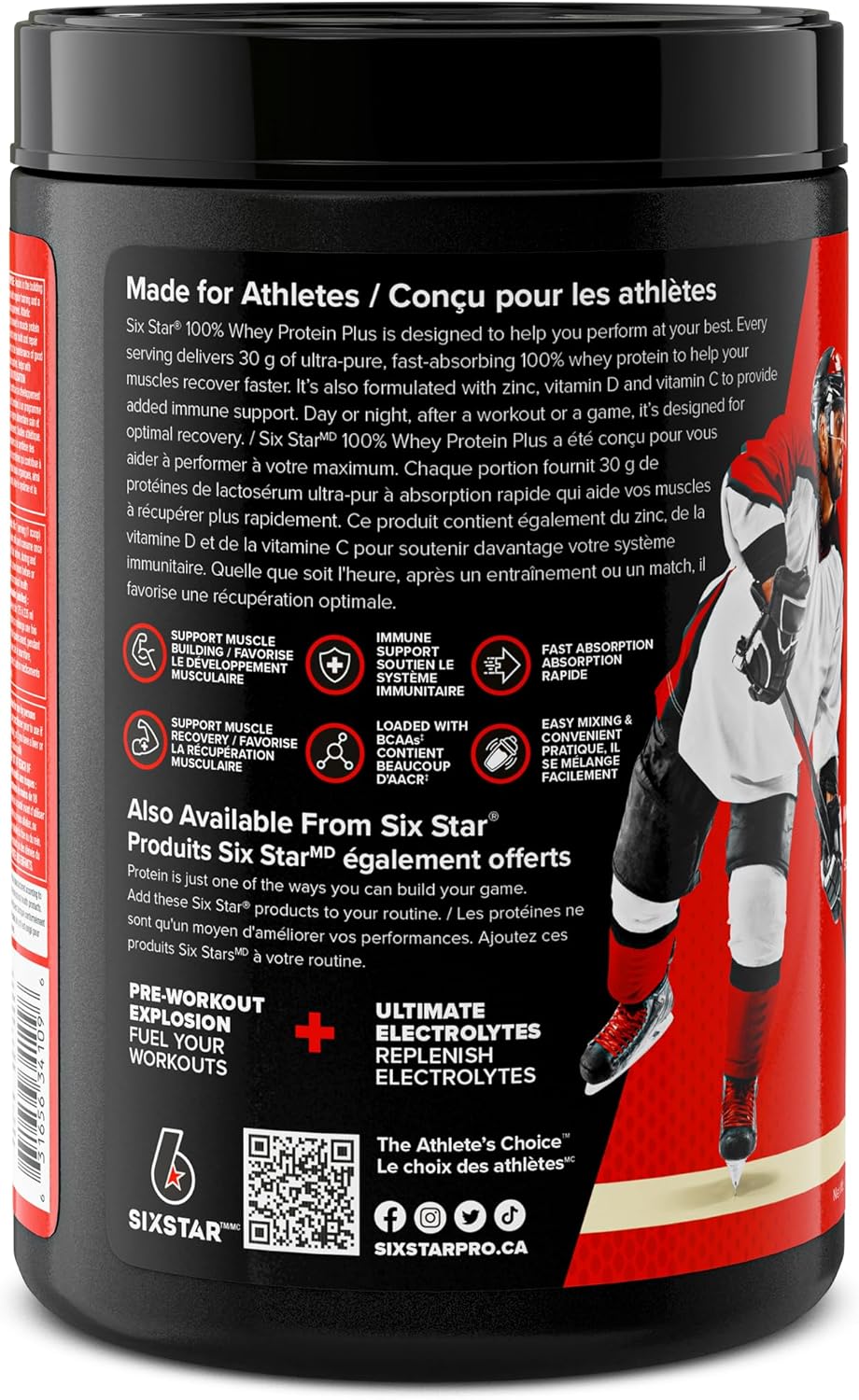 锻炼前 + 减重配方,Six Star 锻炼前爆炸式能量粉和乳清蛋白粉,Six Star 100% 乳清蛋白 Plus,乳清分离蛋白和肽,瘦蛋白粉