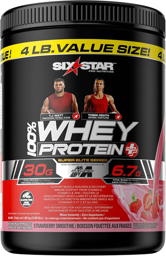 Six Star Whey Protein Powder + Creatine Monohydrate | Pre Workout Powder for Men and Women