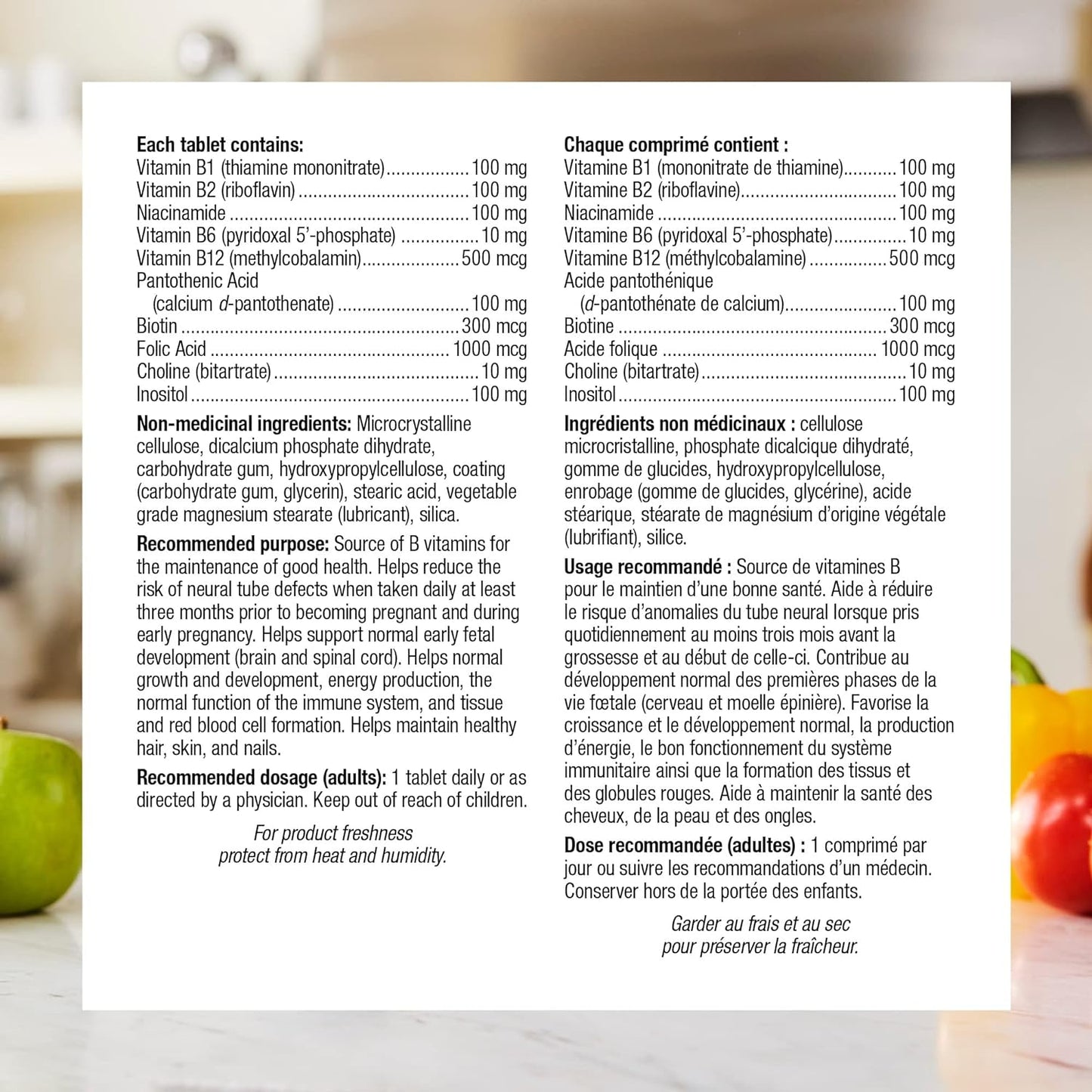 Webber Naturals 维生素 B100 复合物,定时释放,140 片,支持能量生成和代谢,纯素