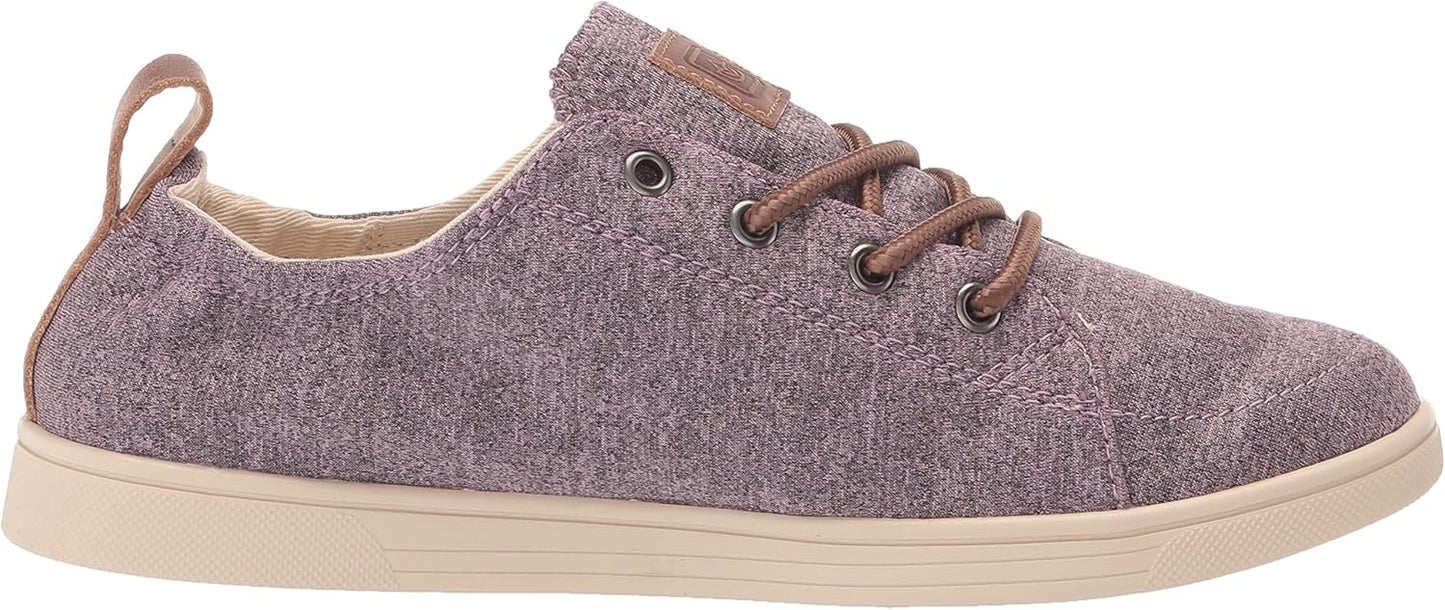 Spenco Women's Santa Clara Heathered Sneaker, Elderberry, 7.5