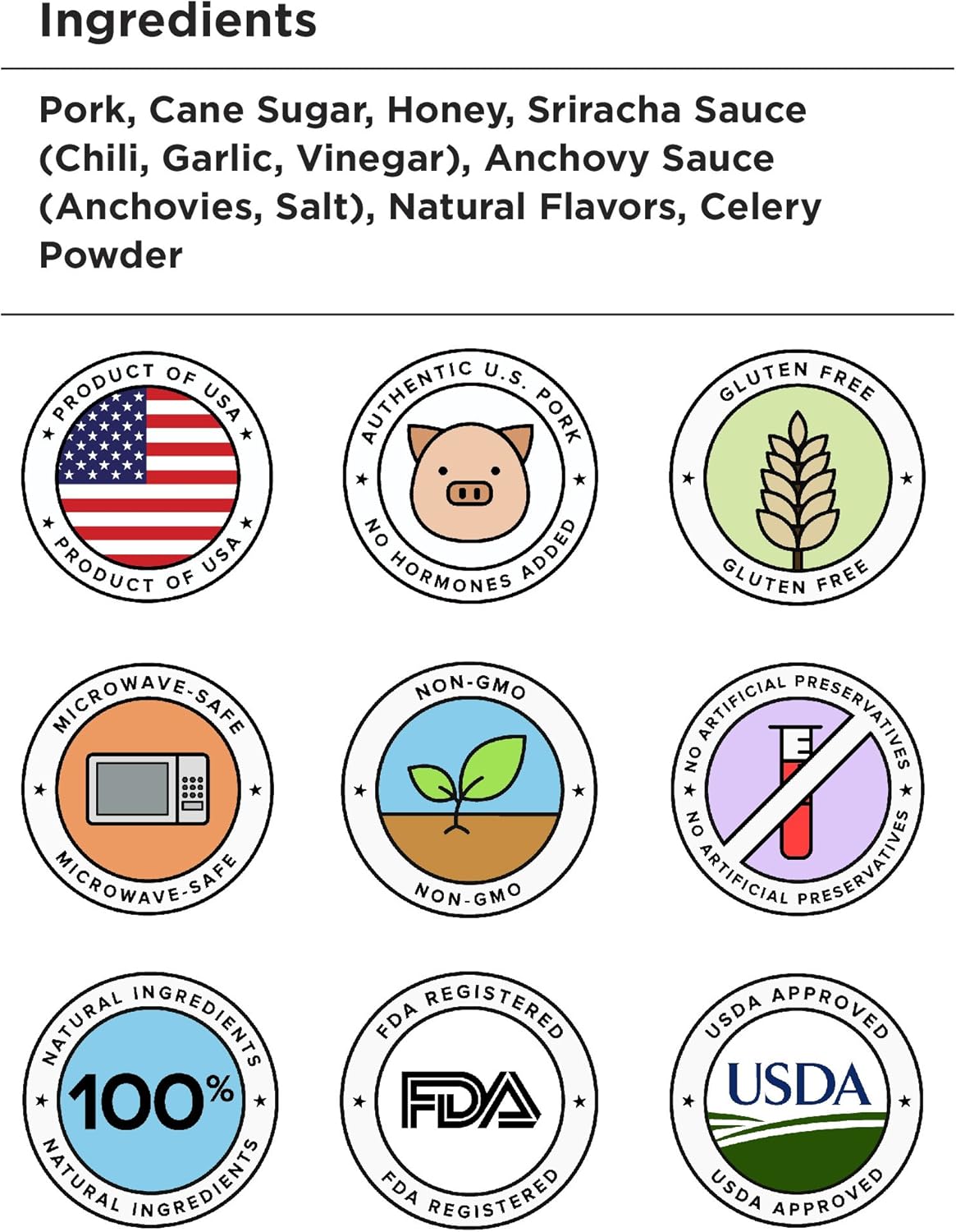 金燕窩豬肉乾,蜂蜜拉差醬,113克