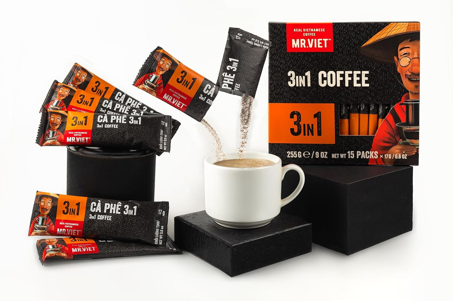 Mr.Viet 三合一速溶咖啡 90 包