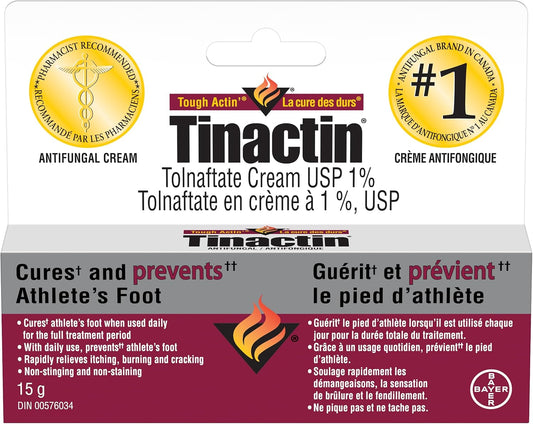Tinactin Cream, Antifungal treatment, 15 g
