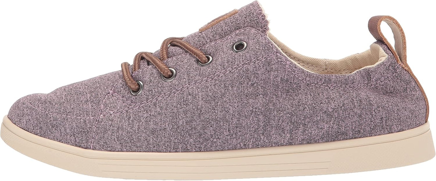 Spenco Women's Santa Clara Heathered Sneaker, Elderberry, 8.5