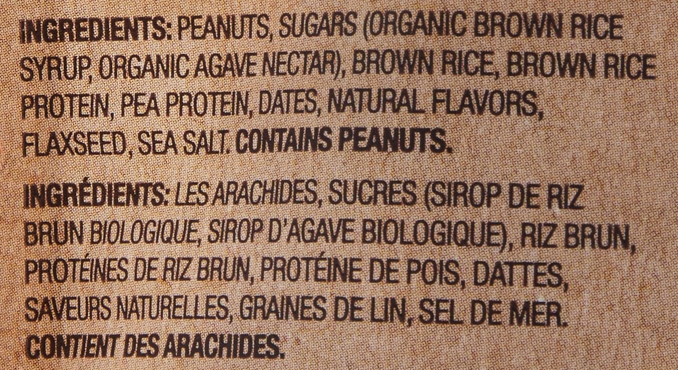 無麩質棒 GFB 蛋白質塊,無麩質,非基因,花生醬,113 克