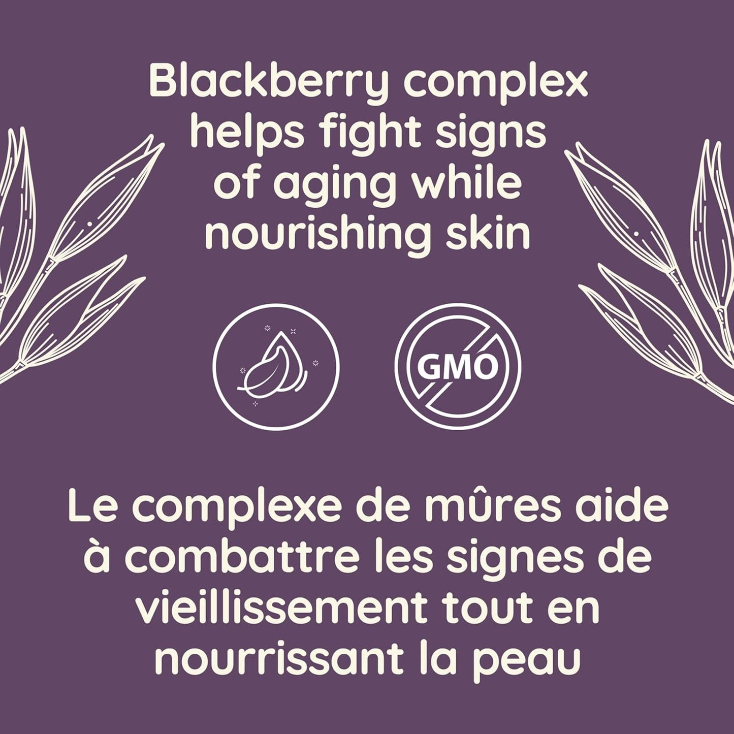 Aveeno Absolutely Ageless 每日保湿霜 SPF 30,抗衰老,面部,皱纹霜,抗氧化黑莓复合物;维生素 C 和 E,瓶装,1 包,50 毫升