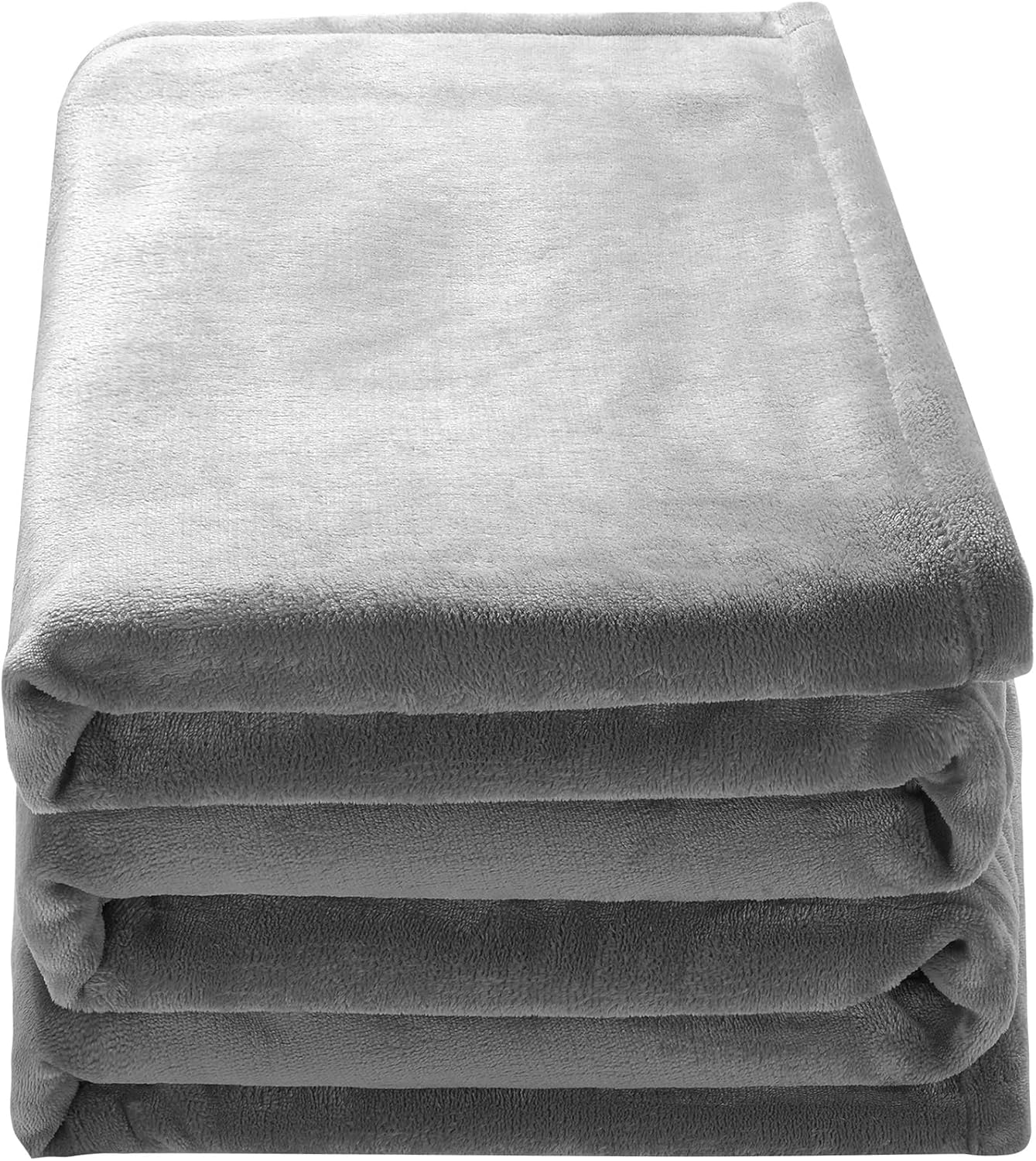 VEVOR 電熱毯,72 英寸 x 84 英寸全尺寸,柔軟法蘭絨加熱毯,帶 10 小時定時器自動關閉和 5 個加熱級別,適用於沙發,可機洗,ETL 和 FCC 認證(灰色)