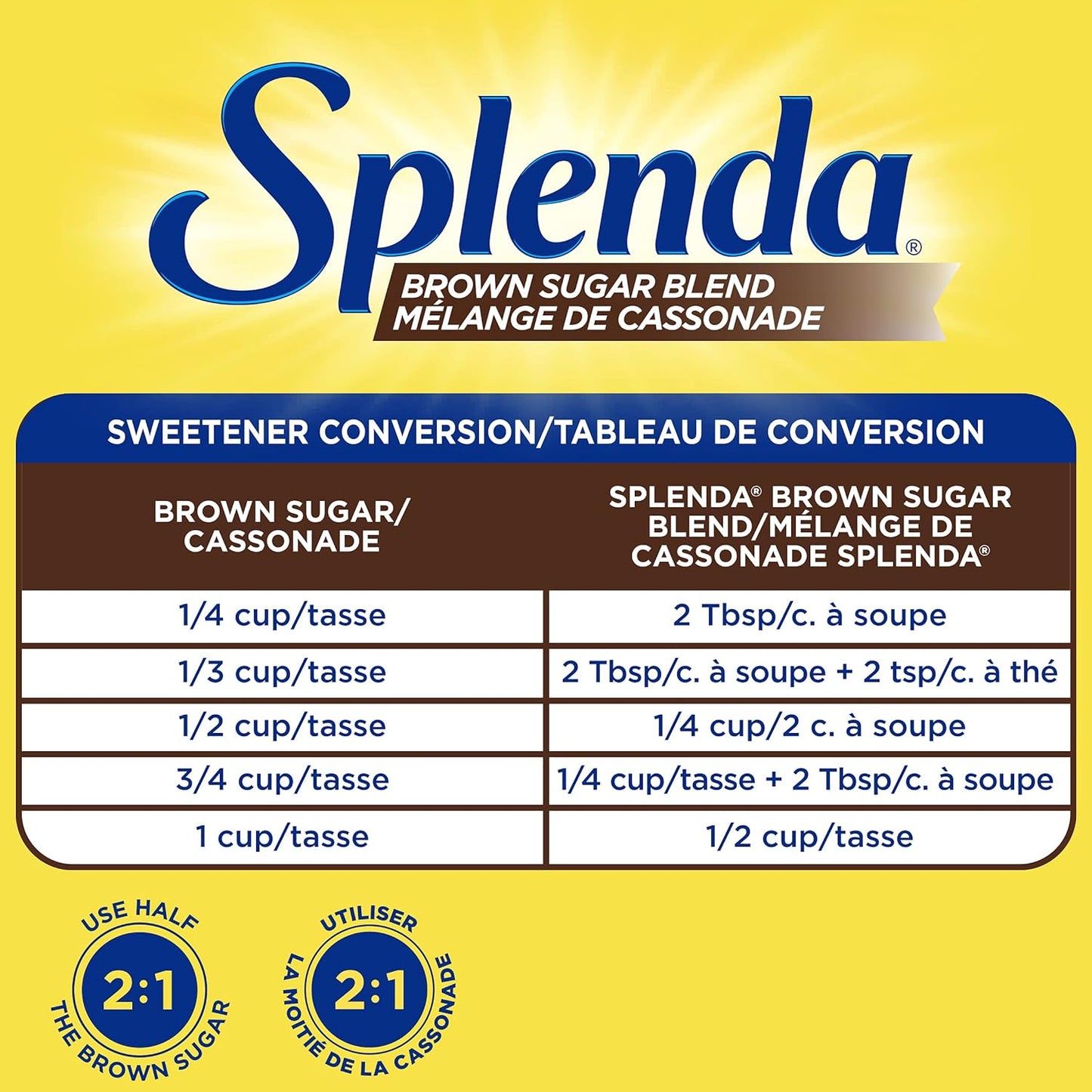 Splenda Brown Sugar Blend Low Calorie Sweetener (454g)