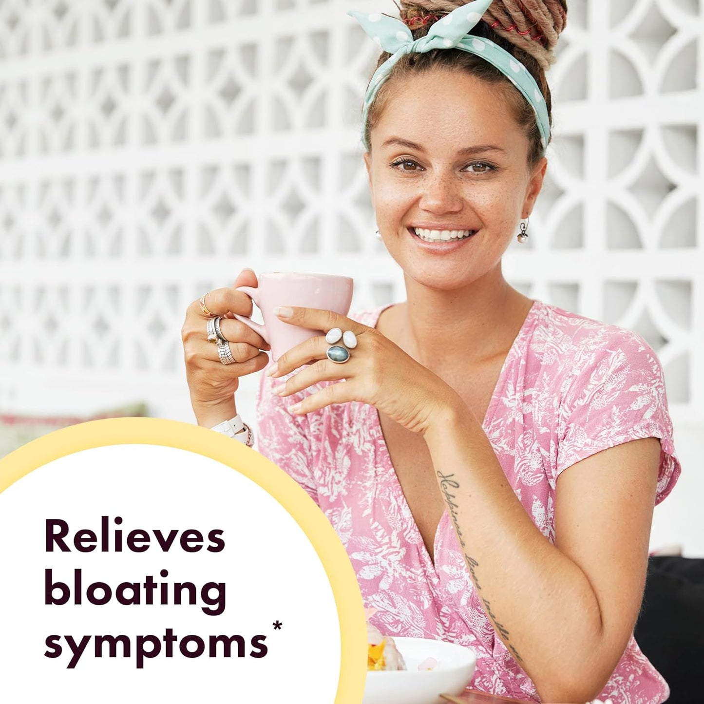 Flat Tummy Tea (2-Week, 2-Tea Program) - Detox Cleanse, Herbal Blend ft. Senna, Lemon Balm, Dandelion Root - Occasional Bloating Relief Women