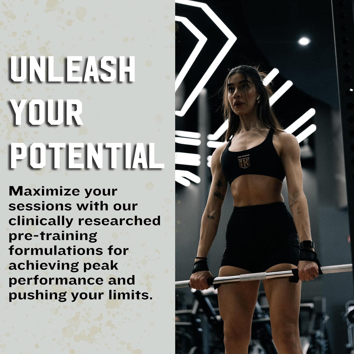 IRON KINGDOM PRE-WORKOUT PINEAPPLE MANGO, Energy, Focus, Strength, Citrulline, Beta-Alanine