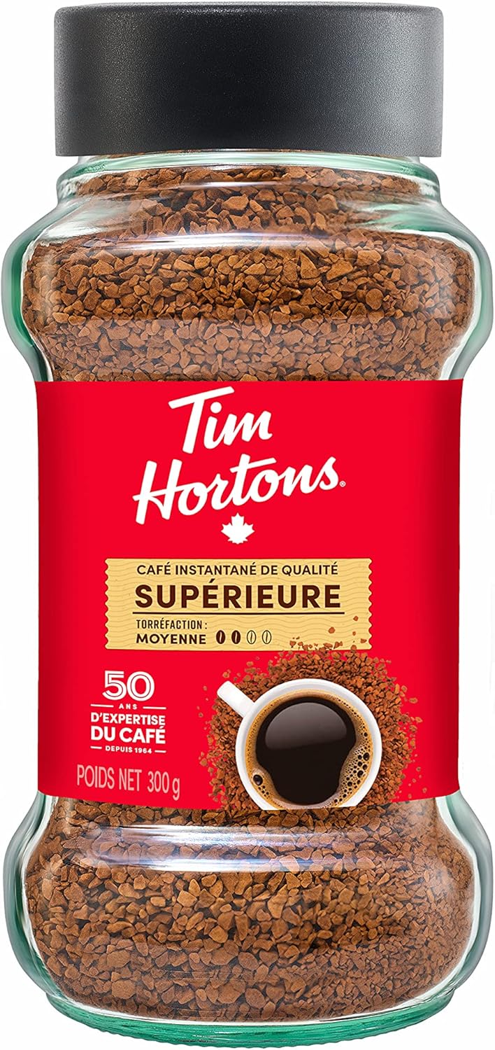 Tim Hortons 中度烘焙速溶咖啡,100% 哥伦比亚,300 克罐装