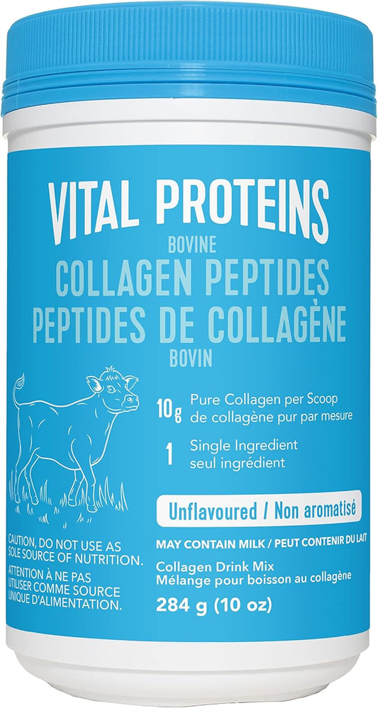 Vital Proteins 膠原蛋白勝肽粉組:567克 + 284克 - 水解牛膠原蛋白 - 無味