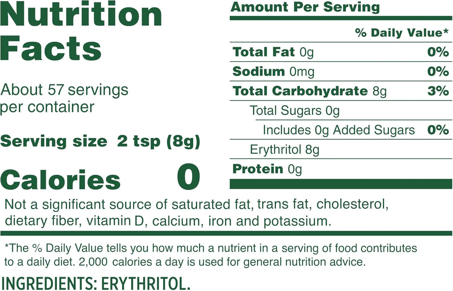 Whole Earth Sweetener Company Whole Earth Erythritol 340 Gr, 340 Grams
