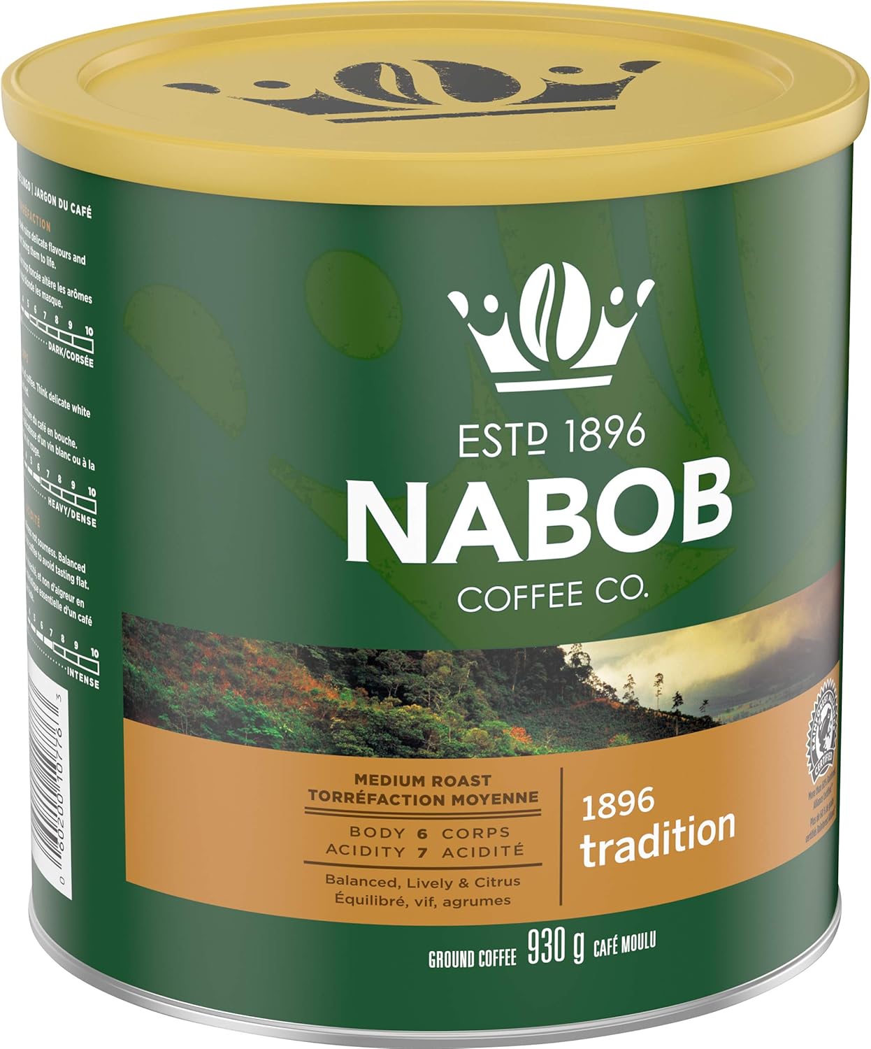 Nabob 传统细磨咖啡粉,930克