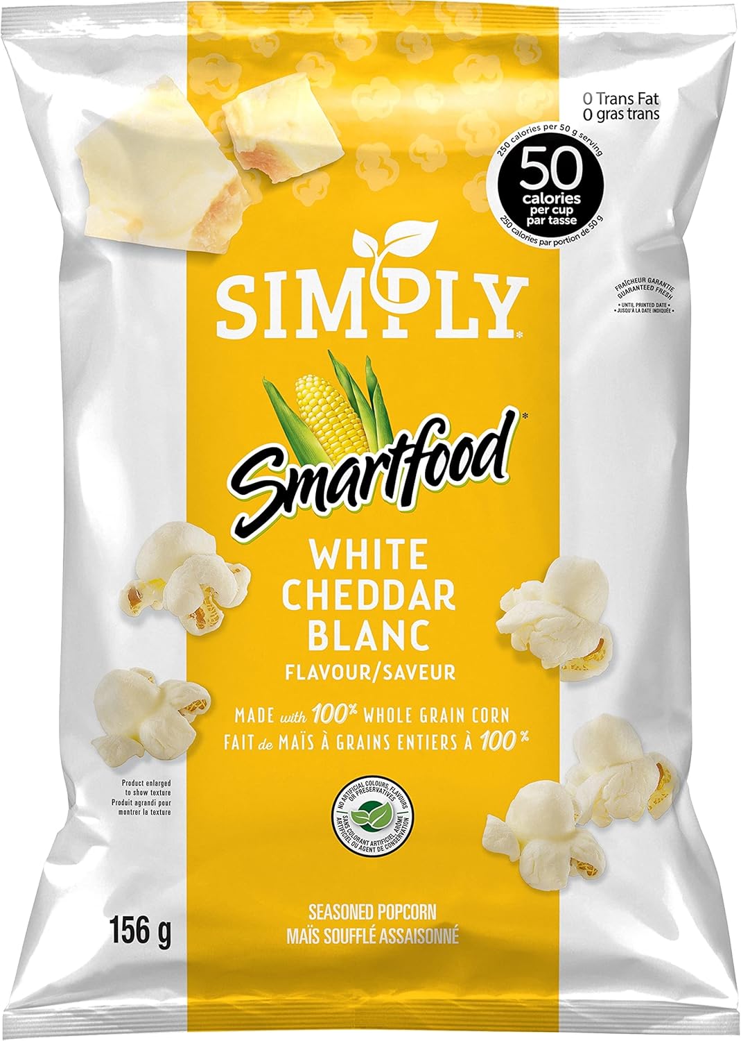Simply Smartfood 白切达干酪片,156克,10包